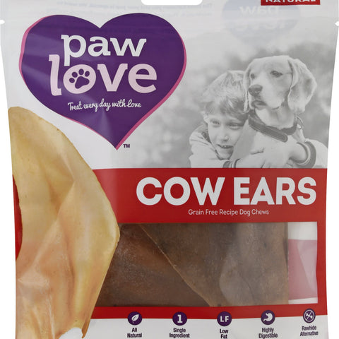 PAWLVE COW EARS DOG TRT  ( 6 X 4  CT  )
