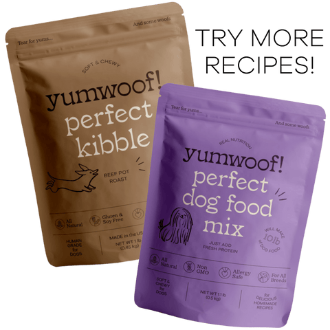 Picky Eater Starter Pack - Add Perfect Kibble Beef Pot Roast (14 oz) + Perfect Dog Food Mix